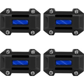 Resim 22/25/28mm Motosiklet Tampon Koruyucu Crash Barlar Blok Motor Koruma Evrensel Blue 4pcs Blue 4pcs 
