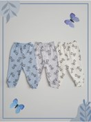 Resim Baby Lina Anne Ve Bebek Ürünleri Bebek Dalmaçya Desenli Pijama Alt 3 Lü ( Mavi - Gri- Beyaz ) 