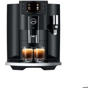 Resim Jura E8 Tam Otomatik Kahve Makinesi Piano Black (EC) 