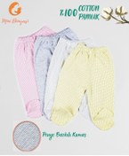 Resim Sevilla Puanlı Kız Bebek Penye Patikli Pijama Altı 4'lü 