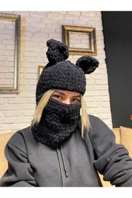 Resim EmgCraft Balaclava / Kar Maskesi / Balaklava Kedi Kulak Bere 