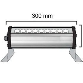 Resim WONDEKS 9w 27cm Wallwasher Mavi 