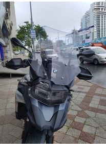 Resim Zeus Motor 2018-2024 Bmw F 750 Gs Uyumlu Uzun Ön Cam Açık Füme 