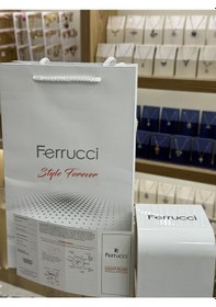 Resim Ferrucci Erkek Kol Saati %100 Orjinal Paslanmaz Çelik Kordon Siyah 