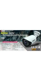 Resim Ids 3 Kameralı 5mp Lensli 1080P Fullhd Kamera Seti - Gece Görüşlü - Su Geçirmez - Cepten Izle 