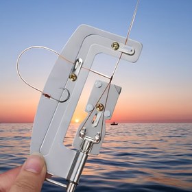 Resim 1 adet 10 cm Paslanmaz Çelik Taşınabilir Balıkçılık Tutamağı Merdiven Aracı - Hızlı ve Kolay Bağlama Aksesuarı, Balıkçılar için Esansiyel, Dayanıklı Balıkçılık Cihazı Kutusu Ürünü 