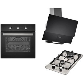 Resim Eminçelik EMİNÇELİK 2 GÖZLÜ DOĞALGAZLI OCAKLI ANKASTRE SET 