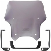 Resim GP Kompozit CF Moto 250 NK 2023-2024 Uyumlu Spor Ön Cam Füme 33 cm 