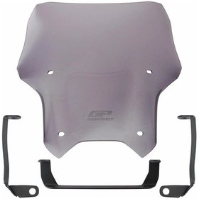 Resim GP Kompozit CF Moto 250 NK 2023-2024 Uyumlu Spor Ön Cam Füme 33 cm 