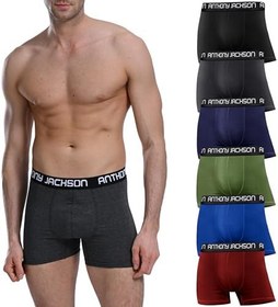 Resim 6'lı Kutu Premium Likralı Erkek Boxer 