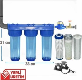 Resim Bina Daire Girişi Su Arıtma Sistemi 10'inç 