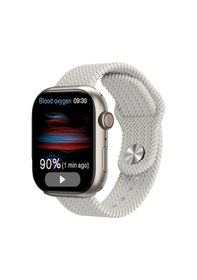 Resim Watch Hk9 Pro Plus Amoled Ekran Android İos Harmonyos Uyumlu Akıllı Saat Beyaz 