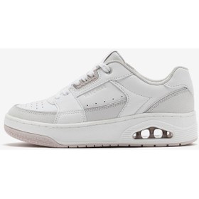 Resim Skechers Uno Court - Courted Style Kadın Beyaz Sneakers 177710 Wht Beyaz 