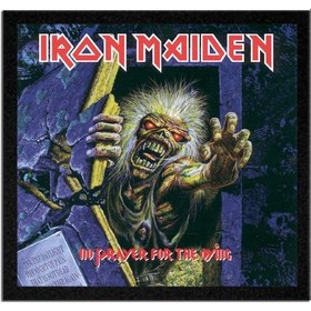 Resim Beam Dijital Iron Maiden No Prayer For The Dying Albüm Arma Peç Patch Yama 