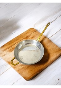 Resim Bakır Tek Kulplu Tava 22 Cm Bakır 