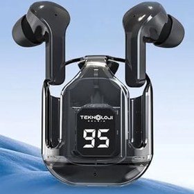 Resim Bluetooth Kulaklık Kablosuz Ultrapods Dijital Göstergeli Gaming Dokunamtik Enc Mipods V5.3 YeniNesil 