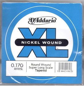 Resim Hype Store D'Addario XB170TSL Nikel Dokuma Bass Tek Tel, Süper Uzun Ölçek 170, Konik 