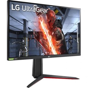 Resim LG 27GN65R-B:27 Inç 1 Ms (Gtg At Faster) Gsync Freesync 144hz Fhd IPS Gaming Monitör Siyah 