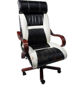 Resim Koltukstilim Hanedan Ahşap Makam Koltuğu Siyah 