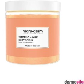 Resim Maruderm Body Scrub | Zerdeçal + Süt Vücut Peelingi | C Vitamini + Ferulik Asit 250 ML 