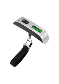 Resim Büro Ev Ofis Hediyesi İçin 50kg Dijital El Kantarı Bavul Valiz Kurban Terazisi Beyaz - Gri 