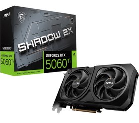 Resim MSI GeForce RTX 5060TI 16GB Shadow 2X PLUS GDDR7 128Bit DX12 Gaming (Oyuncu) Ekran Kartı 
