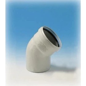 Resim Mey Ithalat® Ege Yıldız 110X45 Pvc Açık Dirsek 3,2 mm 