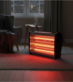 Resim Dega HS1003 CAPITANO – Quartz Isıtıcı (2800W – Buharlı & Termostatlı) 