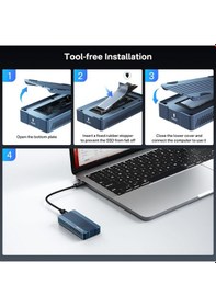 Resim Acasis Tbu405pro M1 Thunderbolt 4 40gbps, Intel Jhl7440 Chipset, Max. 8tb M.2 Nvme 2280 Uyumlu, Uplink Desteği, Fanlı, On/off Fan Butonu, Vidasız Montaj, Alüminyum Type-c Disk Kutusu Tbu405-prom1 