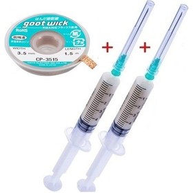 Resim Krem Flux,anakart chipset lehim sökme temizleme malzemesi 3,5 mm 