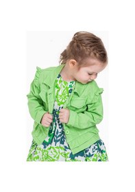 Resim Xo Kids Kız Fırfırlı Gömlek 9-36 Ay Yaş 34709 Yeşil 