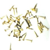 Resim Klips, Menteşe, Ayağı Çivisi 7mm Çelik - Sarı 100GR 