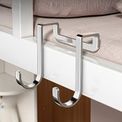Resim 3 Adet Paslanmaz Çelik S Şeklinde Kancalar Matkap Gerektirmeyen Askılar - Günlük Ev Kullanımı için Mutfak Banyo Dolabı Depolama Duvara Monte Edilebilir Rahat Stil, Noel Cadılar Bayramı Yeni Yıl 