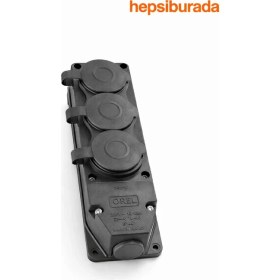 Resim Orel 3lü Grup Priz Kauçuk 