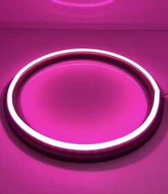 Resim 16 CM Neon led midrange kasnağı PEMBE (1 ÇİFT) 