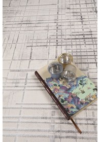 Resim Modern Dekoratif Dokuma Salon Oturma Odası Çocuk Odası Mutfak Halısı Antre Halı Yolluk Krem 4113c 