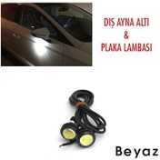Resim Carub Gündüz Ledi Kartal Göz Ayna Altı Led Lamba 2'li 12V 23 mm Beyaz BR4621022 