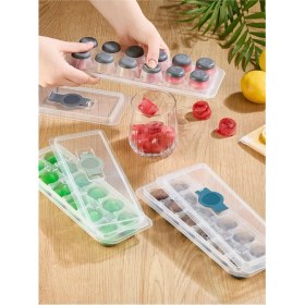 Resim Yumuşak Silikonlu Yuvarlak Buzluk, Pratik ve Şık Soğutucu Aksesuarı 