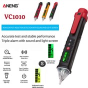 Resim ANENG VC1010 Dijital AC/DC Gerilim Dedektörleri Akıllı Temassız Test Kalem Ölçer 12-1000V Akım Elektrik Sensörü Test Kalemi 