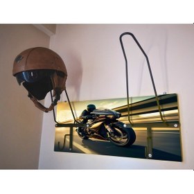 Resim Özel Fotoğraflı Kask Askısı, Motorcu Kask Askısı, Personalv62 
