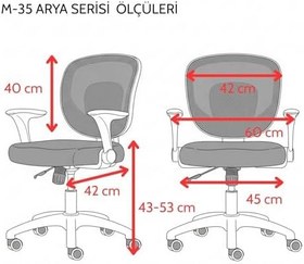 Resim Arya Çocuk Çalışma Sandalyesi Ayak Pedallı (Gri) 