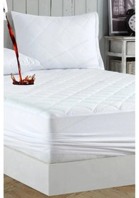 Resim Kapitone Fitted Alez Su Sıvı Geçirmez Alez Yatak Koruyucu Alez 