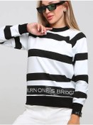 Resim Iren Renetti Büyük Beden Spor Sweatshirt. 170846800 Siyah 