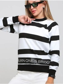 Resim Iren Renetti Büyük Beden Spor Sweatshirt. 170846800 Siyah 