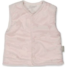 Resim Kız Bebek Pembe Yıldızlı Yelek Pembe 