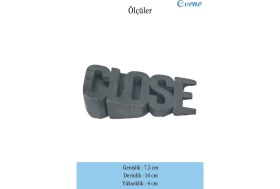 Resim Evene Kapı Stoperi Siyah Renk Dekoratif Kapı Tutucu Durdurucu Close Model 