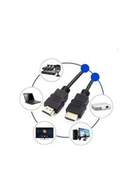 Resim 30 CM 1080P Altın Uçlu HDMI 3D Görüntü Ses Kablosu 