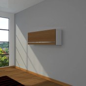 Resim Decoraktiv Yatay Üst Modül Mdf- Beyaz - Ceviz 