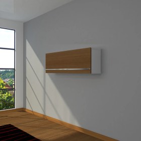 Resim Decoraktiv Yatay Üst Modül Mdf- Beyaz - Ceviz 
