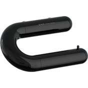 Resim VitrA Liquid A4456539 Tuvalet Kağıtlığı, Parlak Siyah 